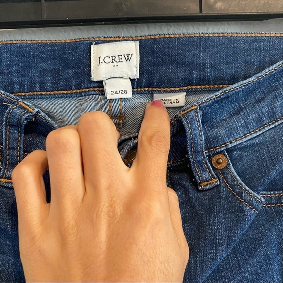 J.Crew Medium Wash Skinny Jeans size 25/28 - Picture 4 of 6